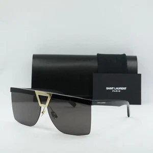 SAINT LAURENT SL537 PALACE 001 Black/Black 99-1-145 Sunglasses New Authentic - Picture 1 of 4