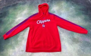 Adidas NBA Los Angeles Clippers Men's Pull Over Hoodie Jacket Size L. - Picture 1 of 5