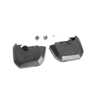 2023-2025 Chevrolet Colorado Front & Rear Molded Splash Guard Pkg Black OEM GM - Picture 1 of 4