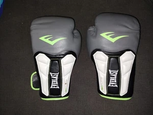 Boxing Gloves Everlast Prime 16 oz IsoPlate Training Level 3 - Gray & Green - Picture 1 of 4