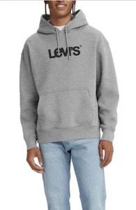 Levi's Herren Graphic Relaxed Fit Hoodie Sweatshirt, Heather Grey, XL - Bild 1 von 2