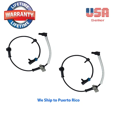 Juego de 2 sensores de velocidad de rueda ABS delanteros izquierdo y derecho para Silverado Sierra Foto 1 de 4