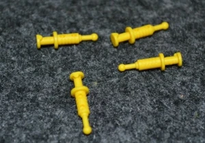 (4) 1x2 Yellow Syringe ( Minifigure Accessory) Brick ~ NEW Lego  - Picture 1 of 1