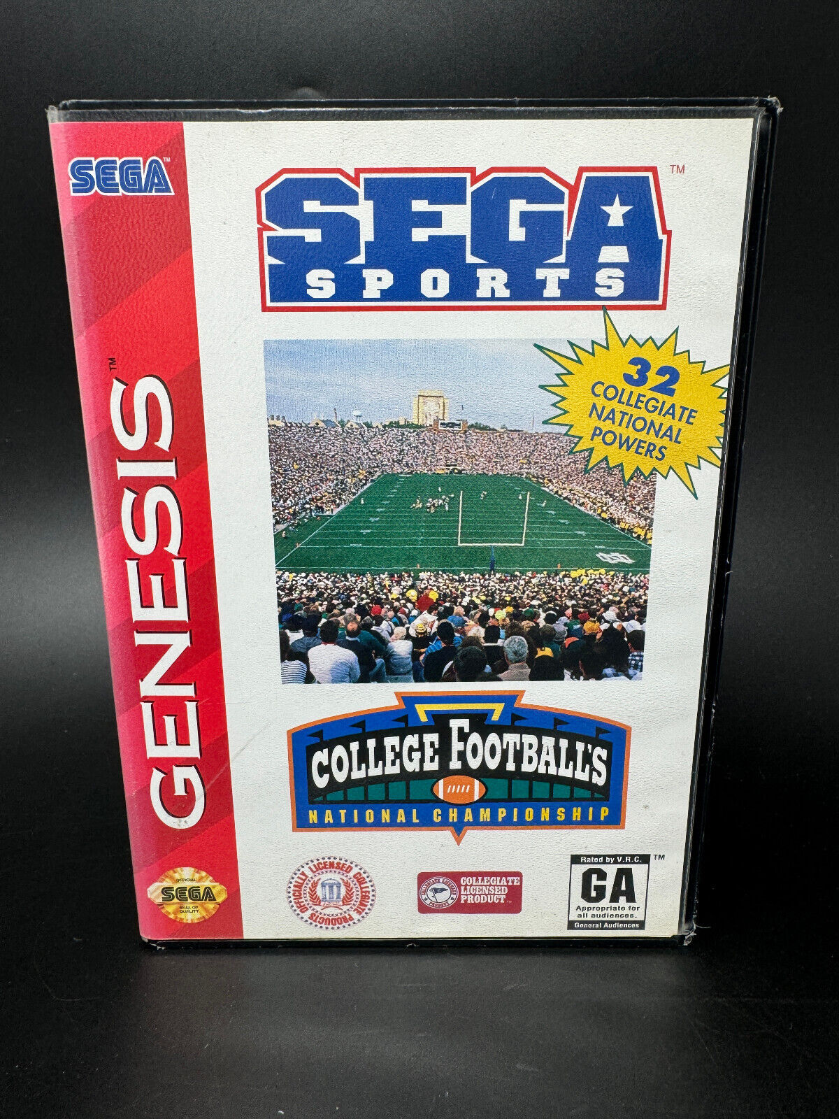College Football's National Championship (Sega Genesis) *CIB W/ MANUAL - TESTED*
