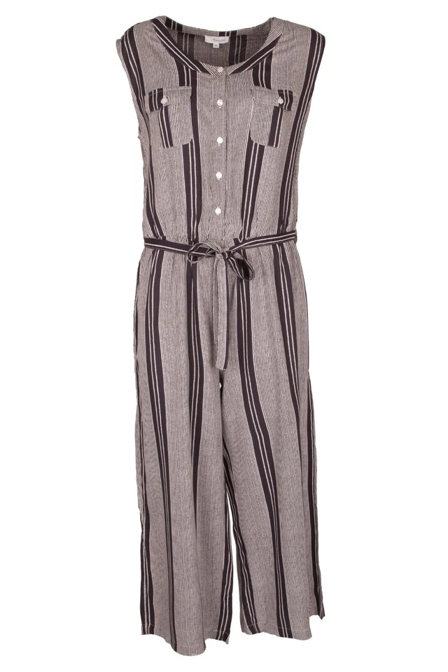 ANISTON 7/8 Damen Overall Damenoverall Jumpsuit schwarz grau NEU Größe 34 36 38 - Bild 1 von 1