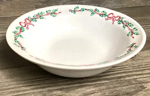 Tazón grande de gres de acebo de Navidad para servir internacional China - Imagen 1 de 21