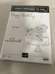 Stampin Up! Set francobolli Buon compleanno a te festeggia a te NUOVO - Foto 1 di 4