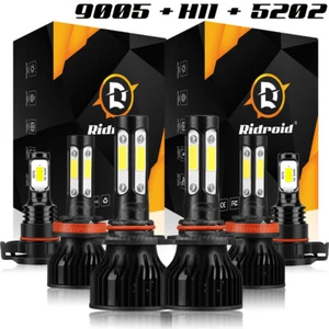 Faro LED Hi/Lo + bombillas antiniebla para Chevy Silverado 1500 2007-2015 - Imagen 1 de 12