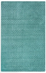 8x10 Rizzy Rugs Blue solid Faded Distressed Area Rug TC8577 - Aprx 8' x 10' - Picture 1 of 3