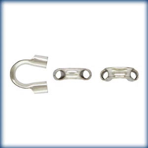 925 Sterling Silver Wire Guardians/Cable Thimble 021",031", 045" 10Pc Pk- Choose - Picture 1 of 3
