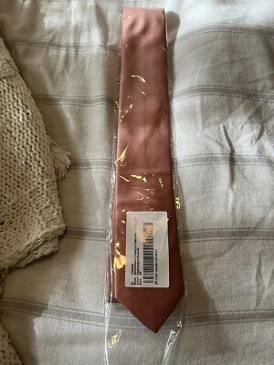 Traje de hombre Azazie corbata ajustada champán rosa mate satinado 58 pulgadas boda graduación Foto 1 de 3