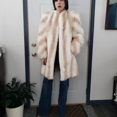 Early 80s Jordache Faux Fur Coat - Image 1 of 4