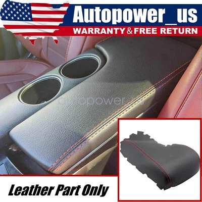 NUEVA cubierta de reposabrazos con tapa de consola de cuero para Lexus IS250 IS350 2014-2017 puntada roja Foto 1 de 4
