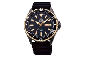 Orient RA-AA0005B Men's Kamasu Black Silicone Band Black Dial Automatic Watch - Picture 1 of 2