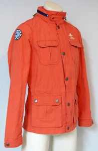 NZA New Zealand Auckland Herren Jacke Übergangsjacke Parka Orange Neu Gr. S - Picture 1 of 10