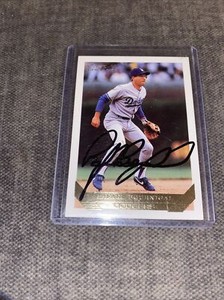 1993 Topps Gold RAFAEL BOURNIGAL Signed Card autograph AUTO DODGERS
