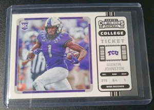 Quentin Johnston - Contenders Draft Picks 2023 - Chargers - College Ticket - RC - Bild 1 von 2