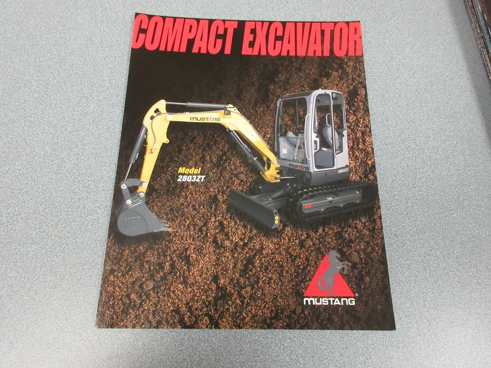 Mustang 2803ZT Compact Excavator Brochure 2 Page - Image 1 of 1