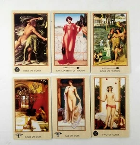 6 cartas del Tarot de Delfos por J. D. Hildegard Hinkel conjunto de bellas artes muy raro 7 - Imagen 1 de 5