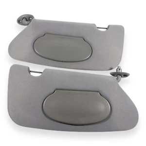 2001-2010 Chrysler PT Cruiser Driver Passenger Side Sun Visor Pair Gray - Picture 1 of 8