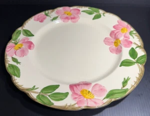 Vintage Franciscan USA "DESERT ROSE" 10 5/8" Essteller. Wählen Sie Ihr genaues Logo - Bild 1 von 9