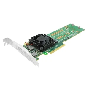 LRNV9547LP-2I PCI Express x 8 to Dual M.2 NVMe SSD Switch Adapter - Picture 1 of 5