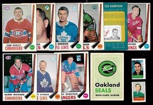 1969-70 O PEE CHEE 69-70 OPC NHL HOCKEY CARD 1-132 + STAMP & AUTOGRAPH SEE LIST