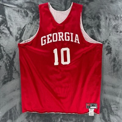 Nike Basketball Jersey Men XL Player Team Issued UGA Georgia Bulldogs VTG Y2K 90 - Image 1 of 4