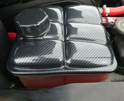 Ford Focus mk2 RS ST header expansion tank and cap cover ABS carbon fibre effect - Image 1 of 4
