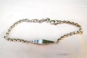 Altered Brighton Marrakesch Silber geätzt Stab Armband - Bild 1 von 3