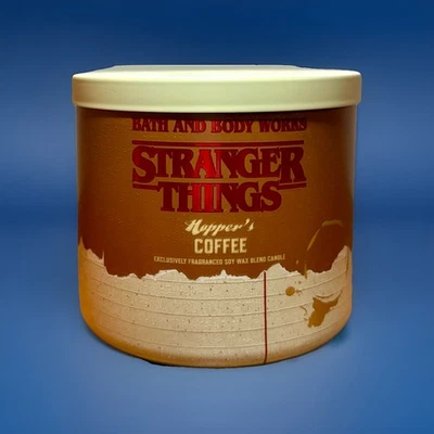 Bath & Body Works Stranger Things Collab Hopper’s Coffee 3-Wick Candle - Image 1 of 3