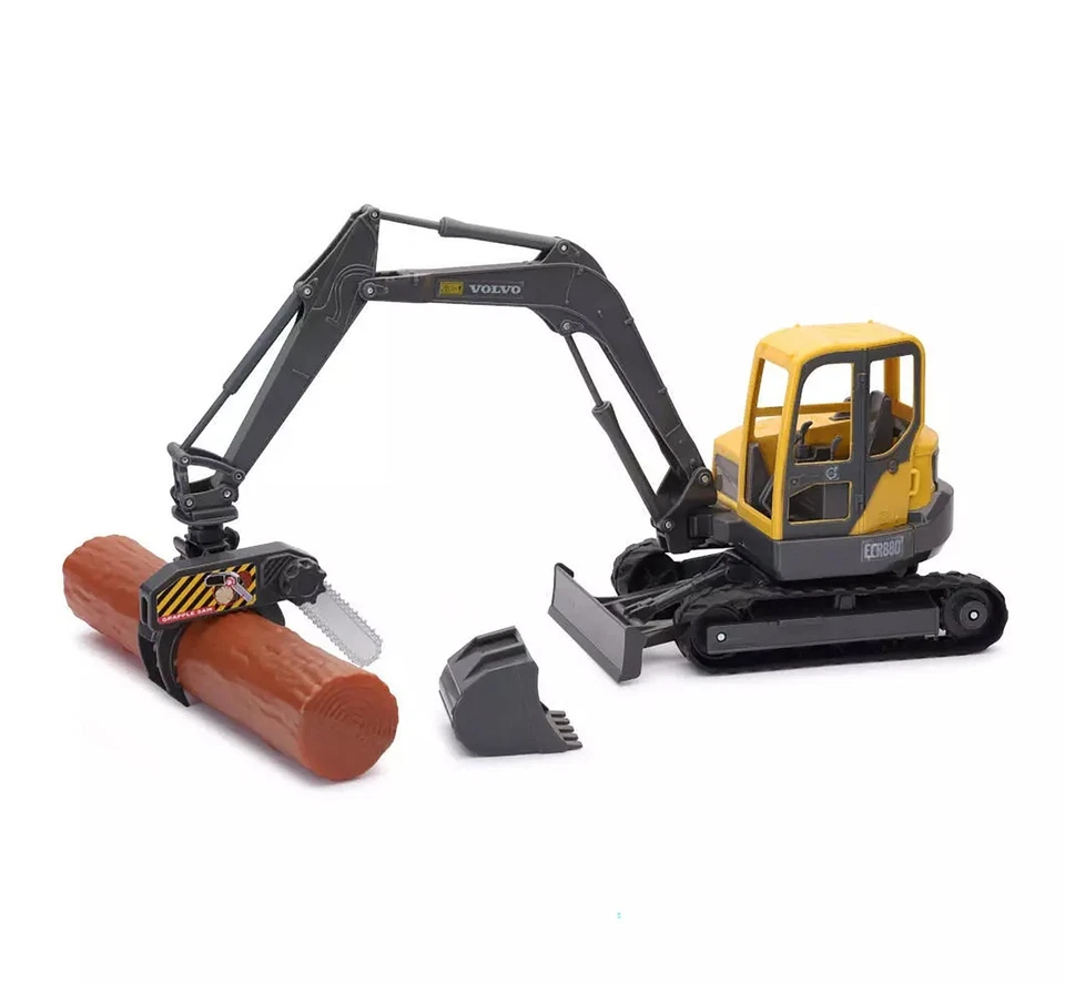 1/18 Volvo ECR88D Excavator with Interchangeable Parts 32196