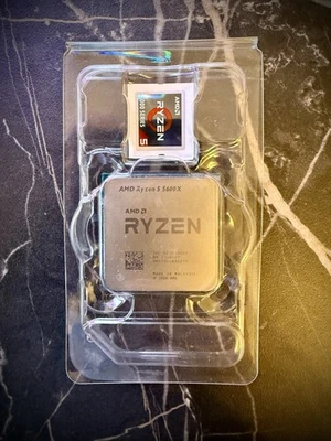 Процессор для настольных ПК AMD Ryzen 5 5600X (4,6 ГГц, 6 ядер, гнездо AM4) 100-100000065 - Изображение 1 из 2