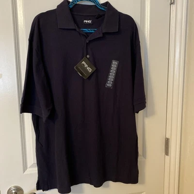 NWT Ping Collection Golf Short Sleeve Polo Men’s Large Navy Shirt - Image 1 of 4