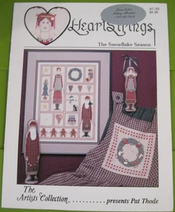 HEARTSTRINGS THE SNOWFLAKE SEASON THE ARTISTS COLLECTION CROSS STITCH PATTERNS - Imagen 1 de 2
