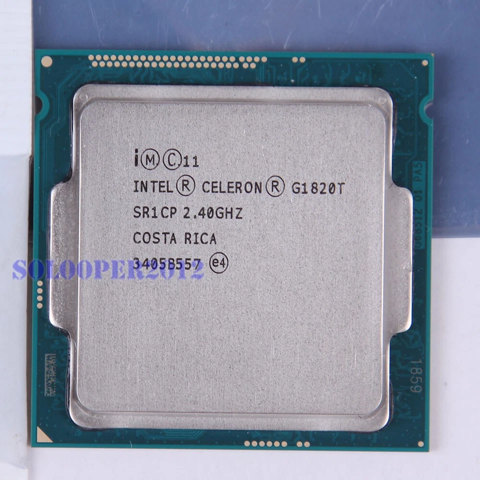 Free shipping Intel Celeron Dual-Core G1820T LGA 1150 (SR1CP) CPU Processor - Image 1 of 1