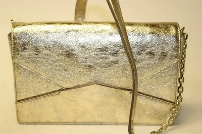 Bolso sin asas Banana Republic NUEVO sobre de origami conv platino metálico 439246 Foto 1 de 4