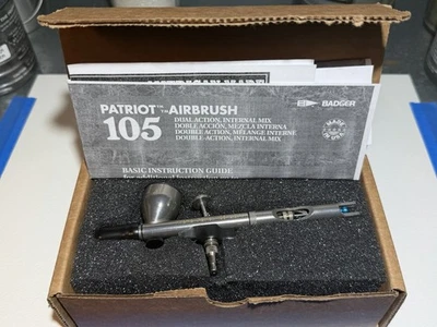 Badger Airbrush Xtreme Patriot 105 W/ Fine Needle And Quick Connect NIB - Image 1 of 4