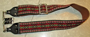 Vintage Colorful Embroidered Adjustable Camera Strap w Film Loops - Picture 1 of 3