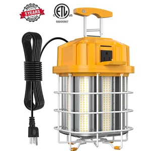 LED Linkable Work Lights For Building Construction Job Site Temporary Work 100W - Picture 1 of 10