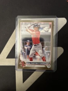 2022 Topps Update Series - Gold #US129 Rob Refsnyder /2022 - Picture 1 of 2