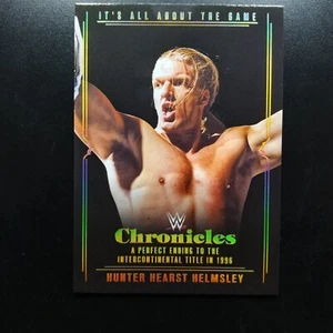 2022 Chronicles WWE Triple Hunter Hearst Helmsley #HHH-5 è tutto gioco - Foto 1 di 3
