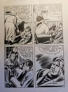 GLOESNER. Planche originale. Planche 9 de LA SOURIS BLONDE. Frimousse. - Imagen 1 de 1