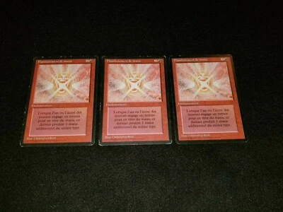 MTG 1x Revised red rare HP French FBB Mana Flare - ships w/ tracking - Image 1 of 2