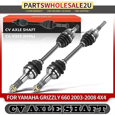 Conjunto de eje CV delantero izquierdo y derecho 2 piezas para Yamaha Grizzly 660 2003-2008 Foto 1 de 4