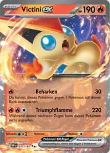 Pokemon Obsidianflammen Victini ex 033/197 Near Mint deutsch - Picture 1 of 1