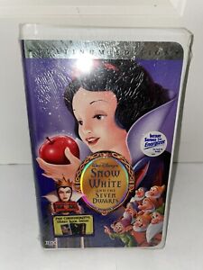 Snow White and the Seven Dwarfs VHS Tape NEW SEALED Disney Platinum Edition 2001