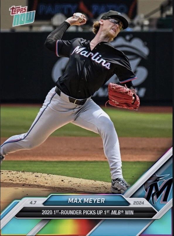 2024 Topps NOW Rainbow 1st Rounder 1st Win 4.7.24 MAX MEYER Digital - Image 1 of 1