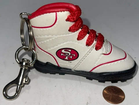 Vintage 1990s San Francisco 49ers Shoe Keychain Cover