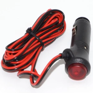 3m 12V 60W Full-Copper 2-wire Car Cigarette Lighter Power Cord Line Wire Cable - Zdjęcie 1 z 5